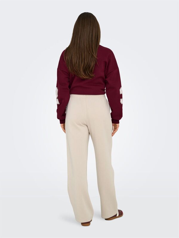 ONLBEST LIFE STRAIGHT PANT SWT NOOS Kadın Gray Eşofman Altı - 15338734