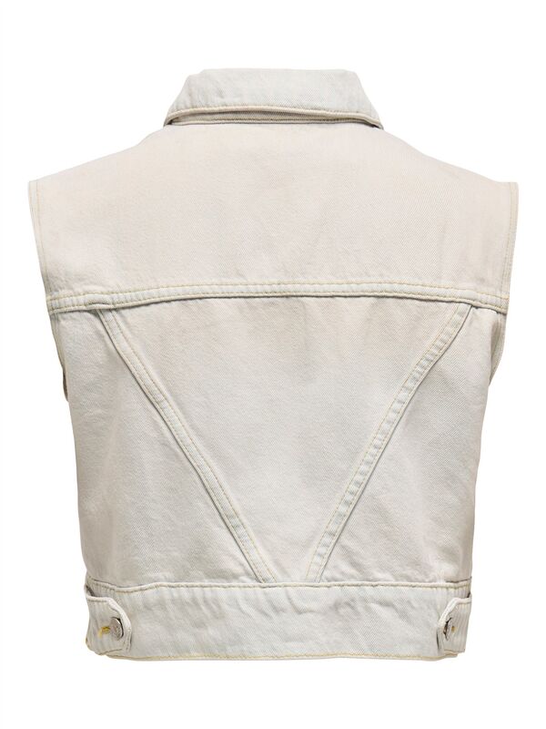 ONLBEVERLY VEST TINT BLEACH DNM RED TAI Kadın Mavi Yelek - 15341352