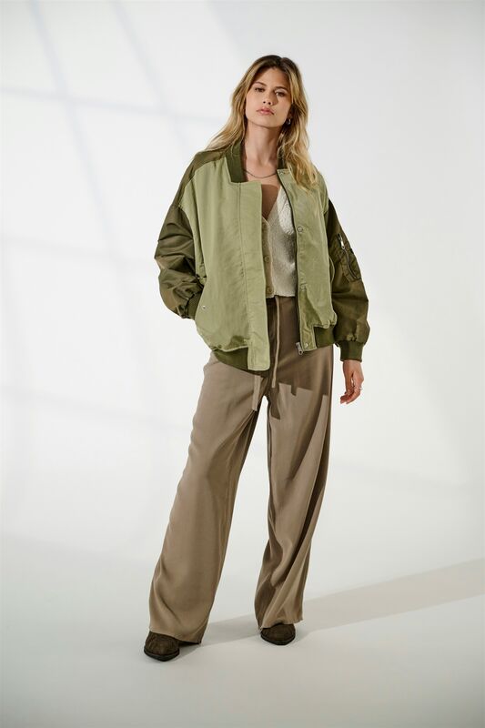 ONLBLEECKER ARIS LIFE MW PANT CC WVN Kadın Kahverengi Pantolon - O15337957