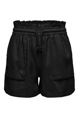 Only - ONLCARO HW PB LINEN BL SHORTS PNT Kadın Siyah Şort - 15318571