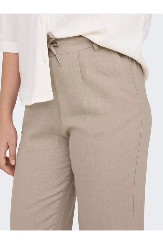 ONLCARO-POPTRASH EASY LINEN BL CC PNT Kadın Mavi Pantolon - 15278710