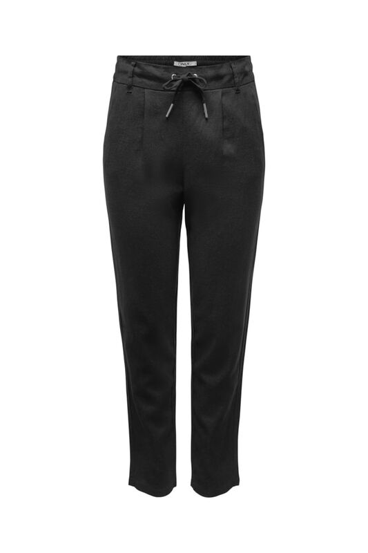 ONLCARO-POPTRASH EASY LINEN BL CC PNT Kadın Siyah Pantolon - 15278710