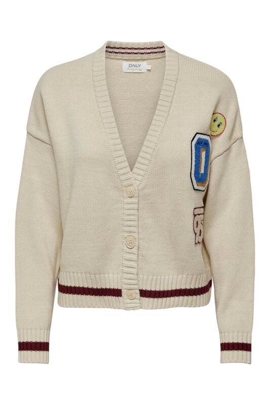 Only - ONLCHEER LS LOOSE DETAIL CARDIGAN KNT Kadın Mavi Kazak - 15301515