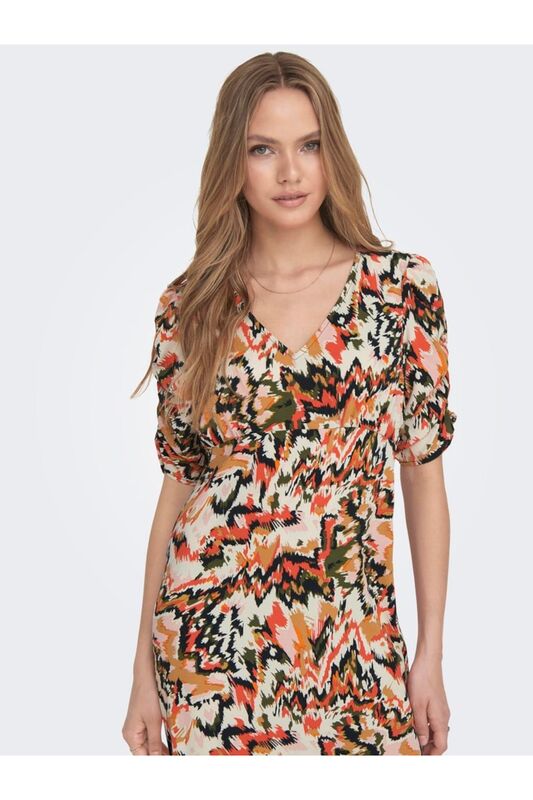 ONLCHER LIFE 2/4 CALF DRESS PTM Kadın Sarı Elbise - 15301093