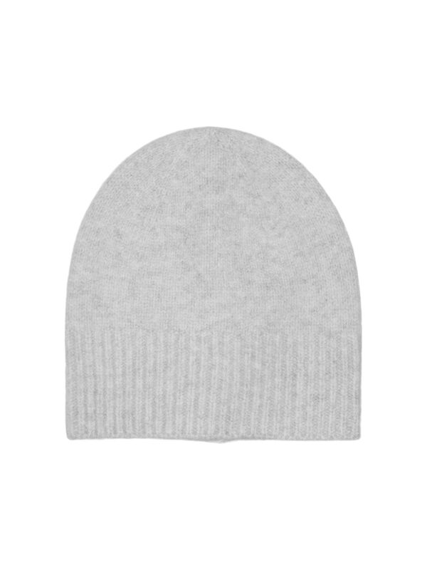 Only - ONLCHYNA KNIT SOFT BEANIE CC Kadın Gri Şapka - 15350755