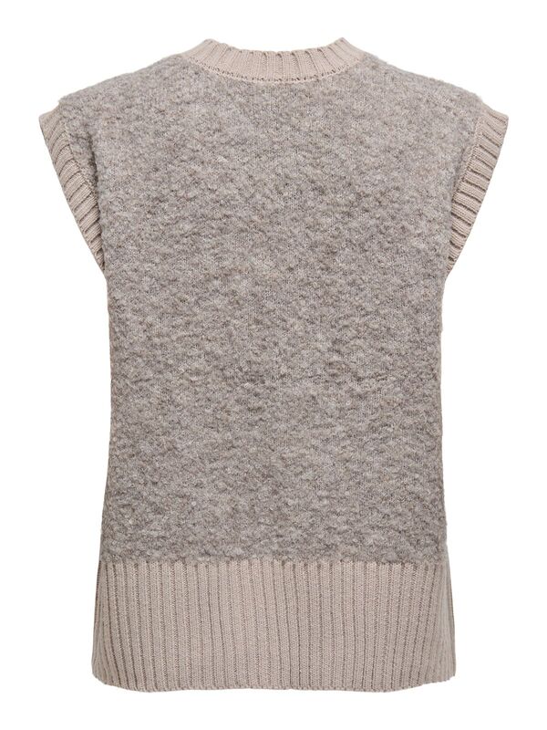 ONLCILLE SL VEST CC KNT Kadın Kahverengi Kazak - 15350777