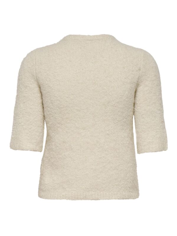 ONLCILLE SS O-NECK CARDIGAN CC KNT Kadın Gri Hırka - 15350782