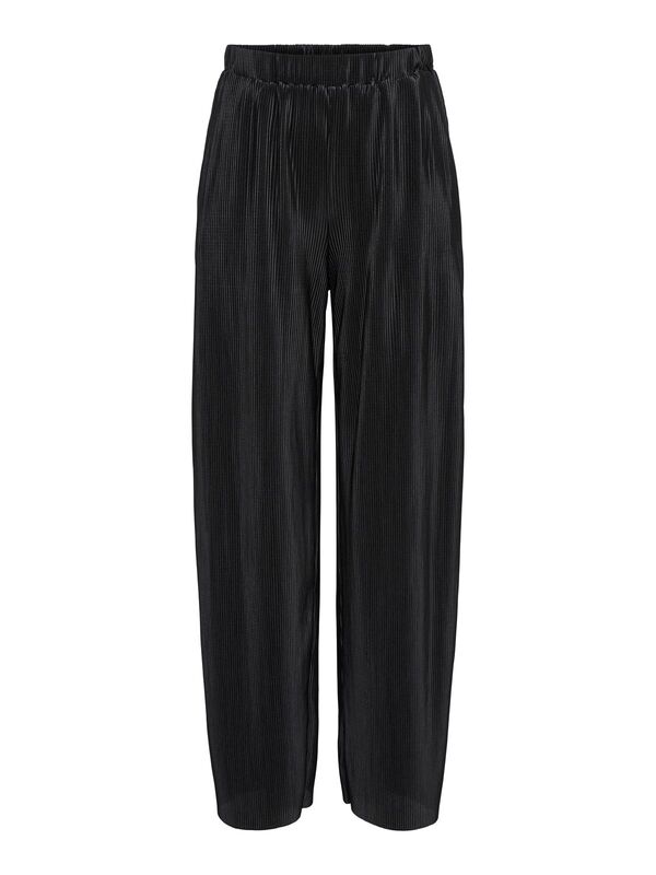 Only - ONLCLAUDIA PLISSE WIDE PANT PTM Kadın Siyah Pantolon - 15346906