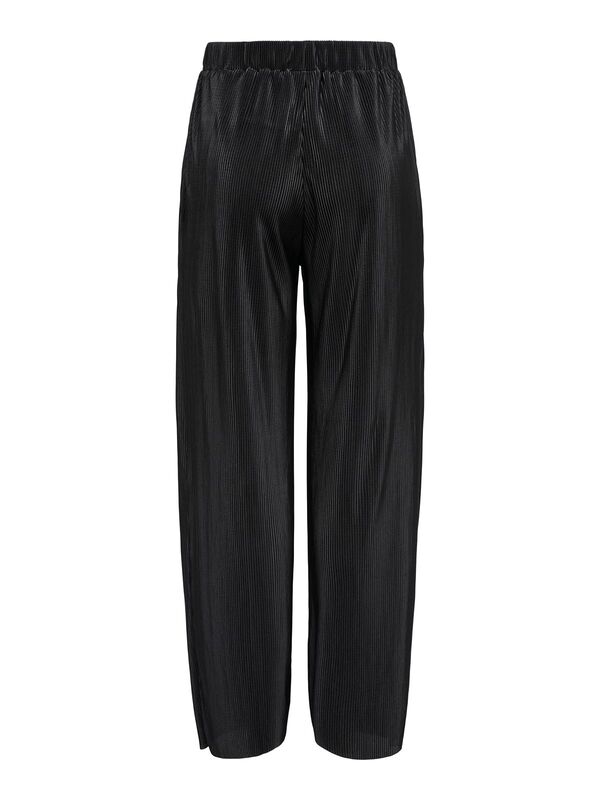 ONLCLAUDIA PLISSE WIDE PANT PTM Kadın Siyah Pantolon - 15346906