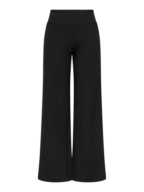 Only - ONLCLEVER HW WIDE PANT PNT Kadın Siyah Pantolon - 15357242