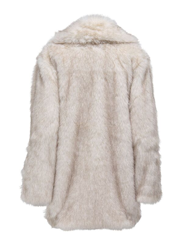ONLDAWN LIFE FAUX FUR COAT CC OTW Kadın Bej Kaban - 15348976