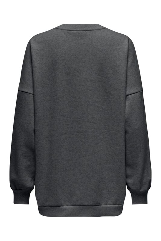 ONLDAZE L/S OVERSIZE O-NECK SWT Kadın Gri Sweatshirt - 15335172