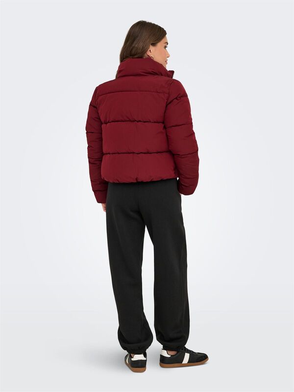 ONLDOLLY SHORT PUFFER JACKET OTW Kadın Mor Mont - 15205371