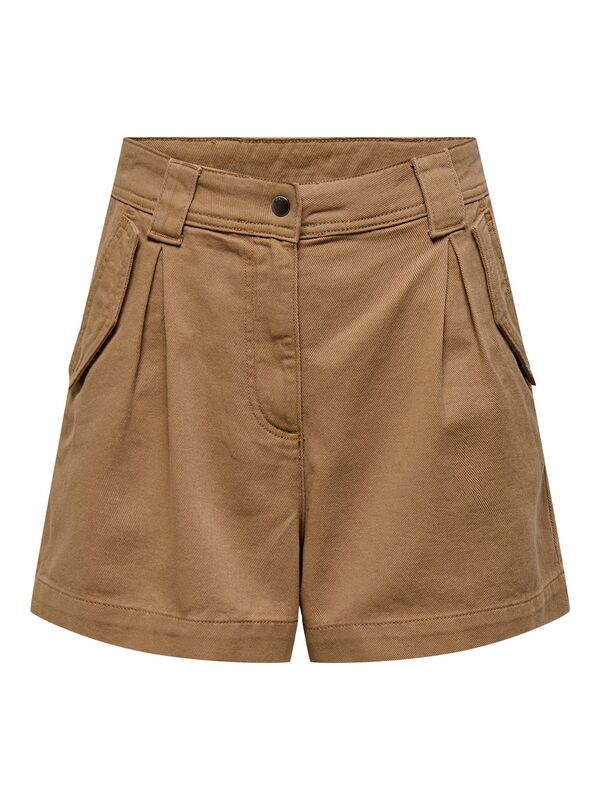 ONLDREW HW SHORTS CC OTW Kadın Kahverengi Şort - 15336627