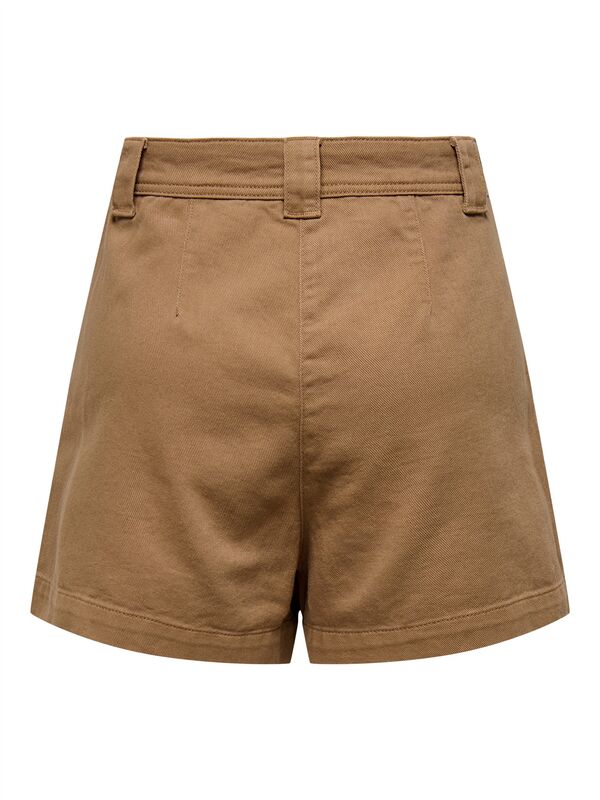 ONLDREW HW SHORTS CC OTW Kadın Kahverengi Şort - 15336627