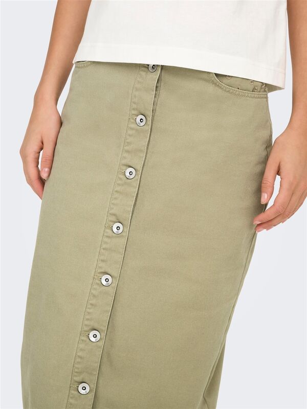 ONLELSA MIDI CROCHET SKIRT OTW Kadın Yeşil Etek - 15338068