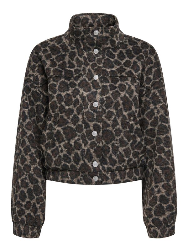 Only - ONLEMILIA LIFE SHORT LEO JACKET CC OTW Kadın Gray Mont - 15349082