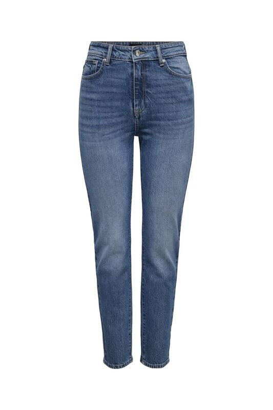 Only - ONLEMILY HW STRAIGHT ANK DNM AZG611 Kadın Lacivert Jean - 15302428
