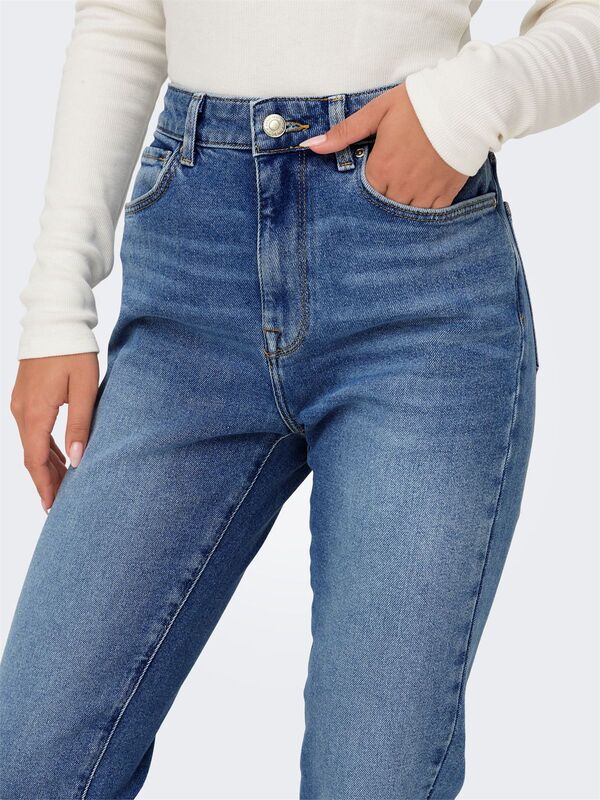 ONLEMILY STRETCH HW ST AK DNM CRO571NOOS Kadın Mavi Jean - 15283925