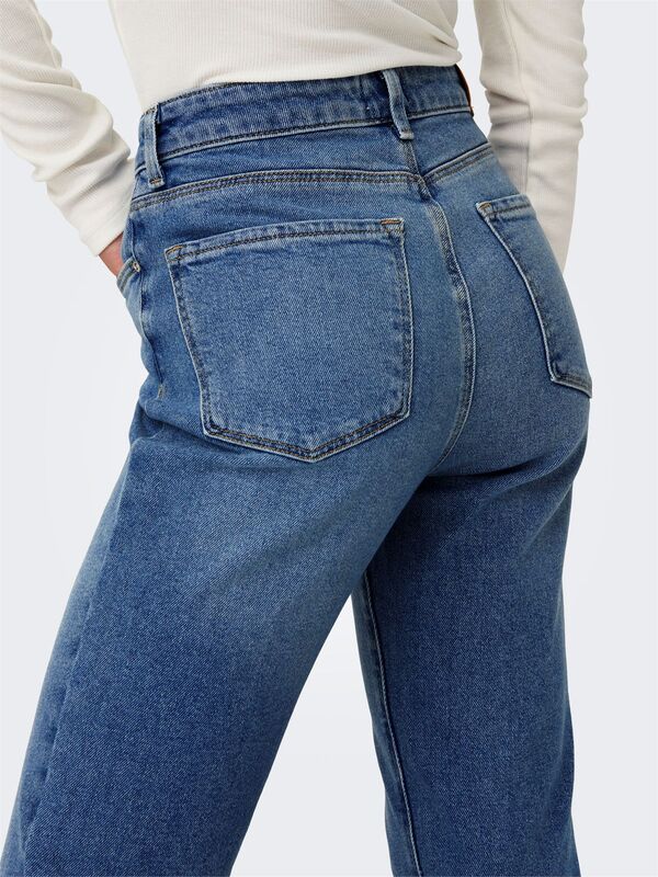 ONLEMILY STRETCH HW ST AK DNM CRO571NOOS Kadın Mavi Jean - 15283925