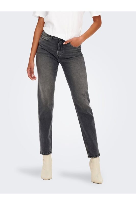Onlemily Stretch Hw St Ak Dnm Cro614Noos Kadın Gri Jean - 15259634