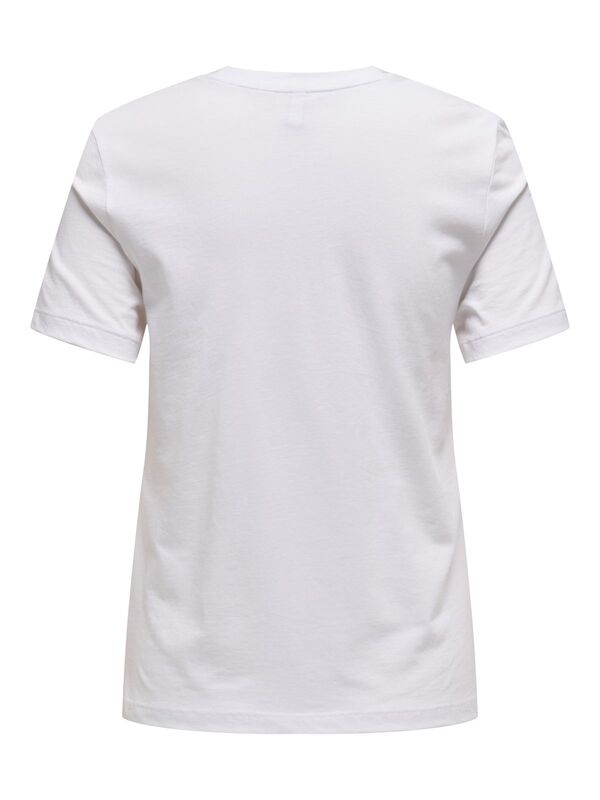 ONLEMMA LIFE REG S/S LADY TOP JRS Kadın Bright White T-Shirt - 15329752