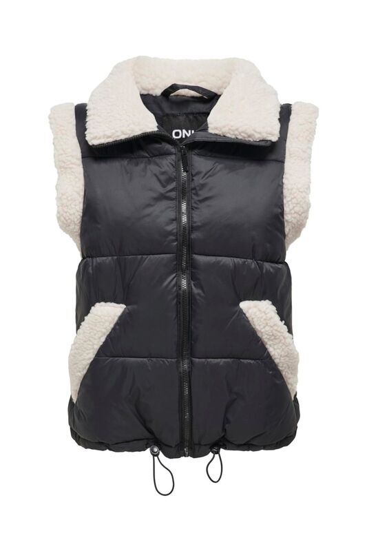 Only - ONLERIKA MIX WAISTCOAT LIFE CC OTW Kadın Gri Yelek - 15322077