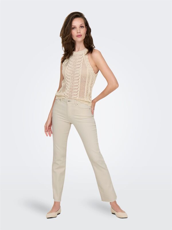 ONLERIN LIFE SL TOP KNT Kadın Bej Kazak - O15341573