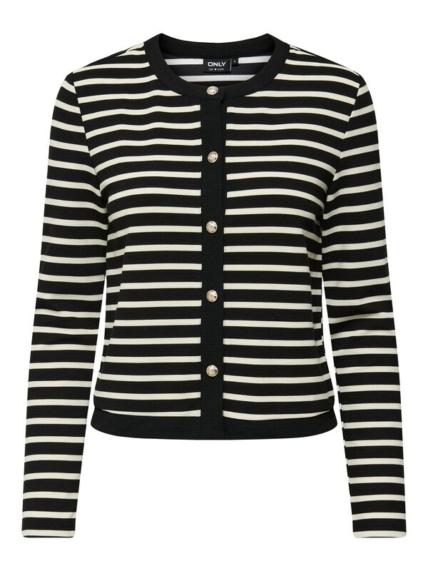 ONLFABIOLA L/S CARDIGAN UB CC SWT Kadın Siyah Hırka - 15353266