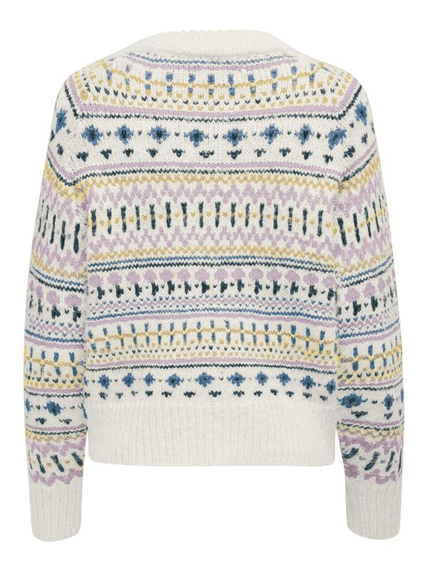 ONLFENJA LIFE LS ONECK CC KNT Kadın Mavi Kazak - 15294659