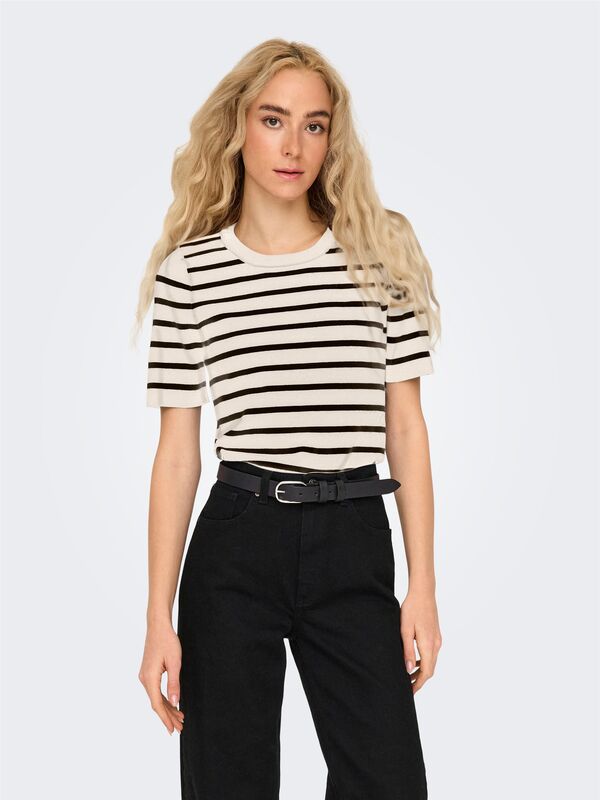 ONLFIE 2/4 PULLOVER NCA KNT Kadın Siyah Kazak - O15344307