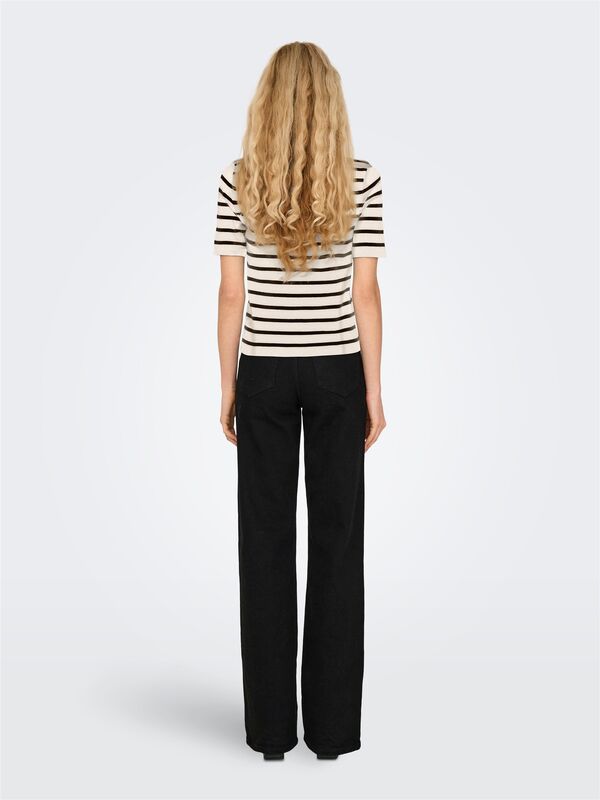 ONLFIE 2/4 PULLOVER NCA KNT Kadın Siyah Kazak - O15344307