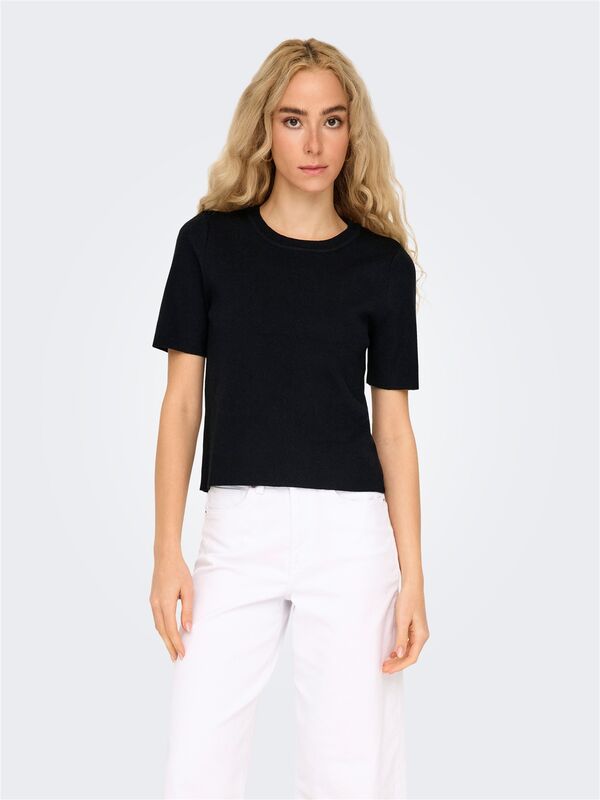 ONLFIE 2/4 PULLOVER NCA KNT Kadın Siyah Kazak - O15344307