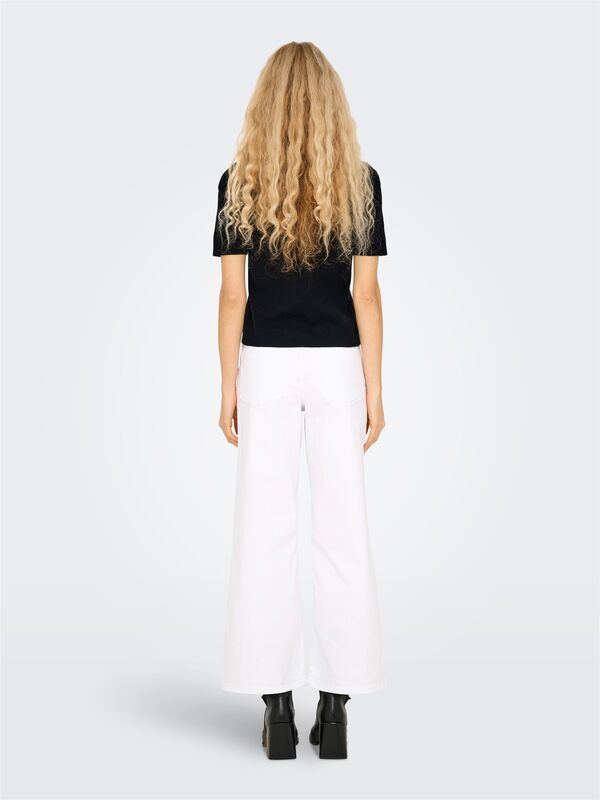 ONLFIE 2/4 PULLOVER NCA KNT Kadın Siyah Kazak - O15344307