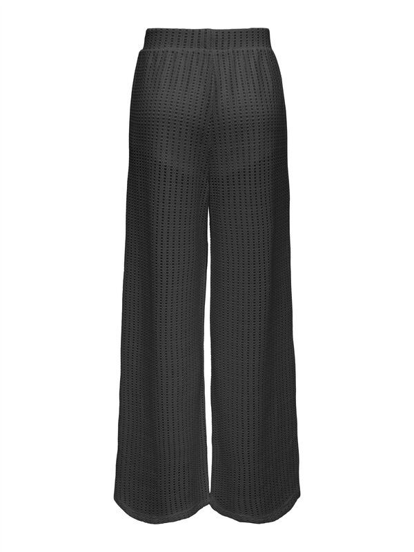 ONLFREYA STRAIGHT PANT JRS Kadın Siyah Pantolon - 15349329