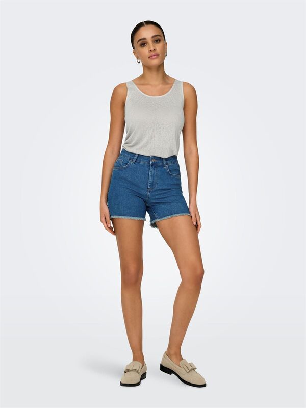 ONLFRIDA TANK TOPJRS NOOS Kadın Gri Atlet - 15194667