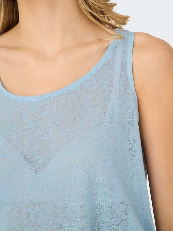 ONLFRIDA TANK TOPJRS NOOS Kadın Mavi Atlet - 15194667
