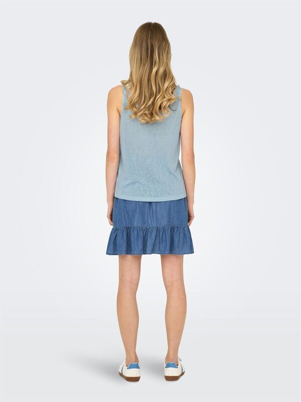 ONLFRIDA TANK TOPJRS NOOS Kadın Mavi Atlet - 15194667