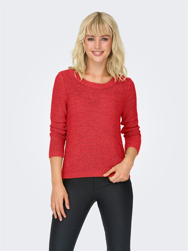 ONLGEENA XO L/S PULLOVER KNT NOOS Kadın Pembe UK Gömlek - 15113356