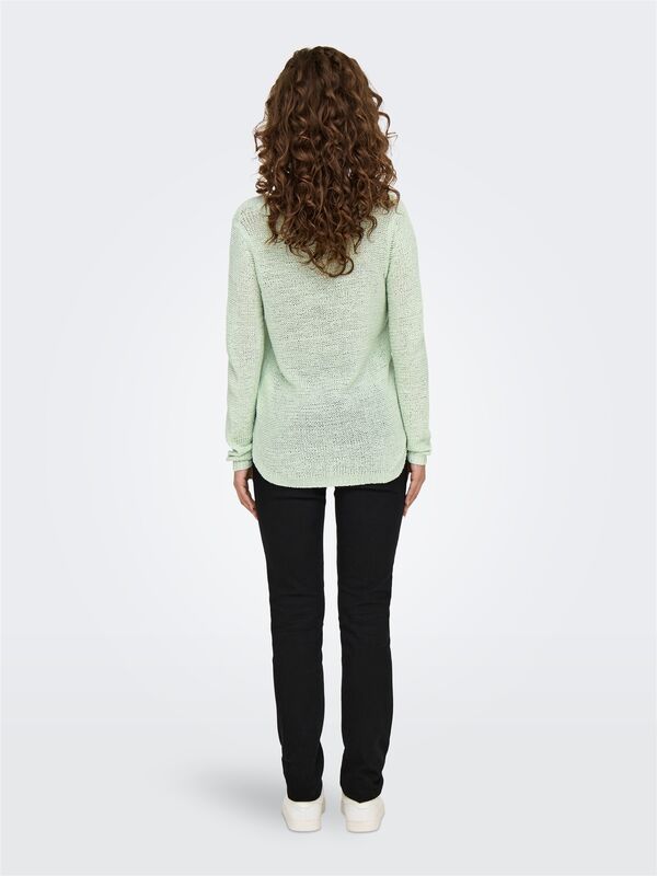 ONLGEENA XO L/S PULLOVER KNT NOOS Kadın Yeşil UK Gömlek - 15113356