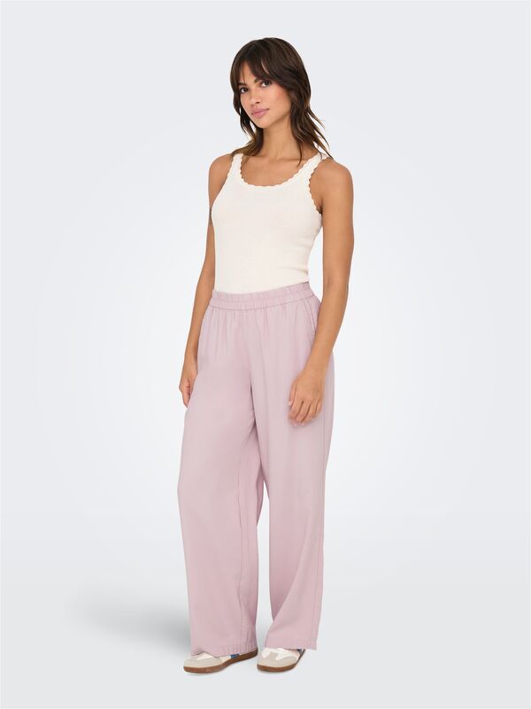 ONLGEMMA SL U-NECK KNT NOOS Kadın Beyaz Kazak - 15314659