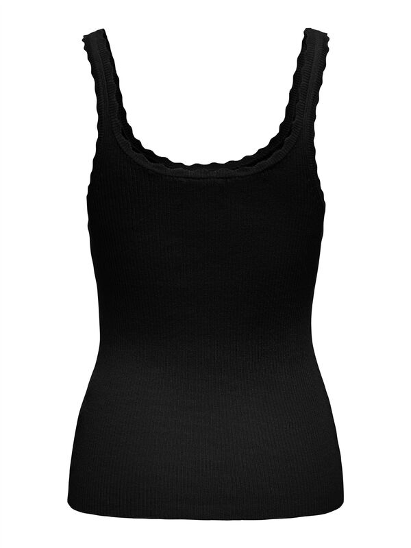 ONLGEMMA SL U-NECK KNT NOOS Kadın Siyah Kazak - 15314659