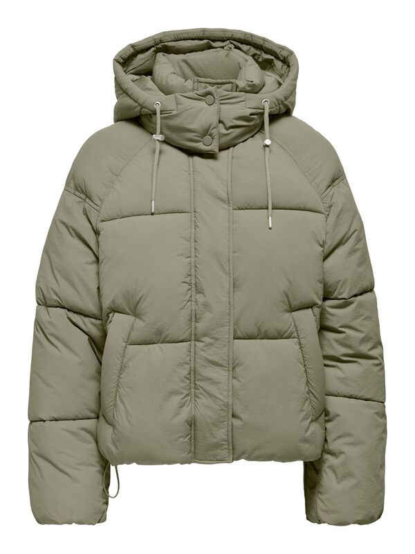 Only - ONLHOPE SHORT PUFFER JACKET CC OTW Kadın Yeşil Mont - 15322013