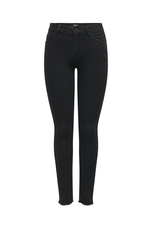 Only - ONLHUSH MID SKIN ANK RW DNM AKM188 NOOS Kadın Siyah Denim Pantolon - 15336727