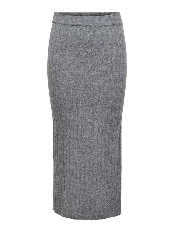 ONLJEANETT LIFE SL RIB HIGHNECK CC KNT Kadın Gray Kazak - 15350359