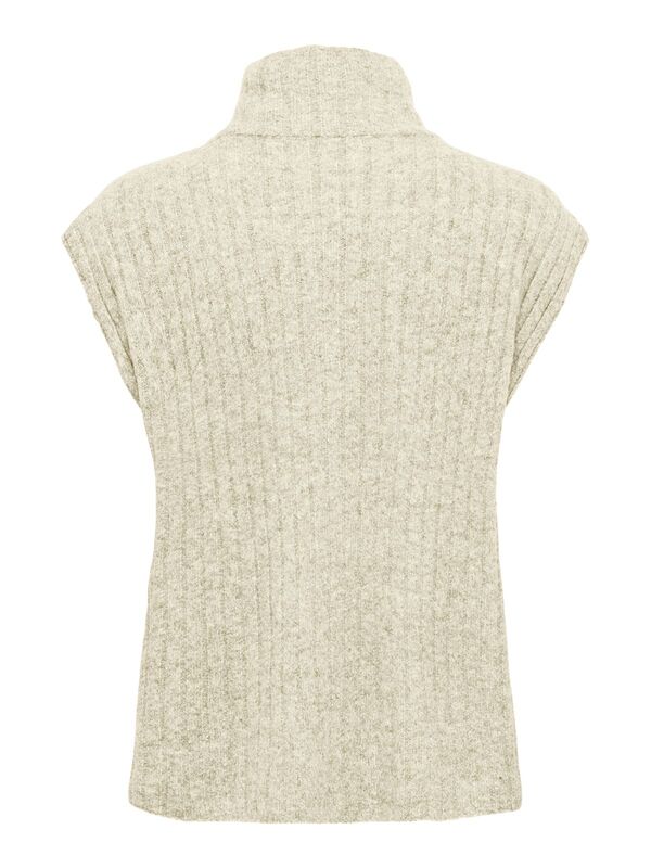 ONLJEANETT LIFE SL RIB HIGHNECK CC KNT Kadın Gray Kazak - 15350359