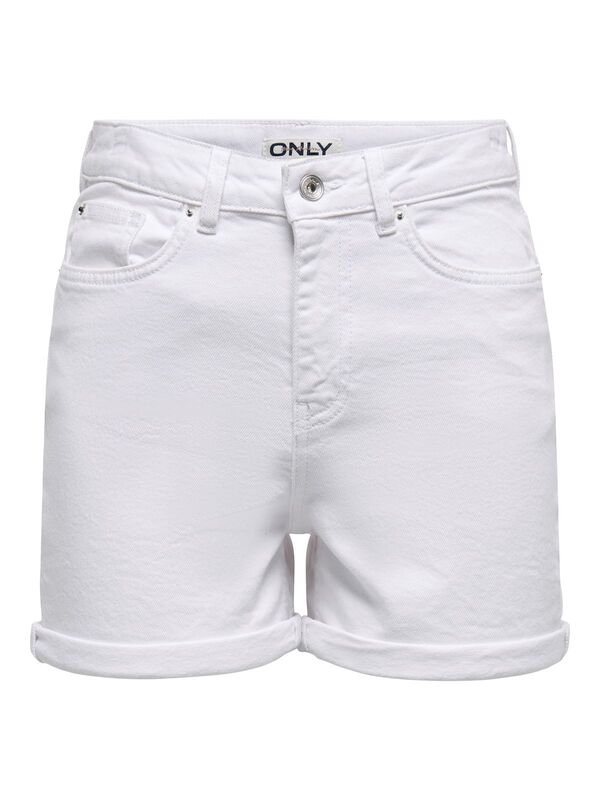 Only - ONLJOSEPHINE STRETCH SHORTS DNM AZG NOOS Kadın Beyaz Şort - 15321381