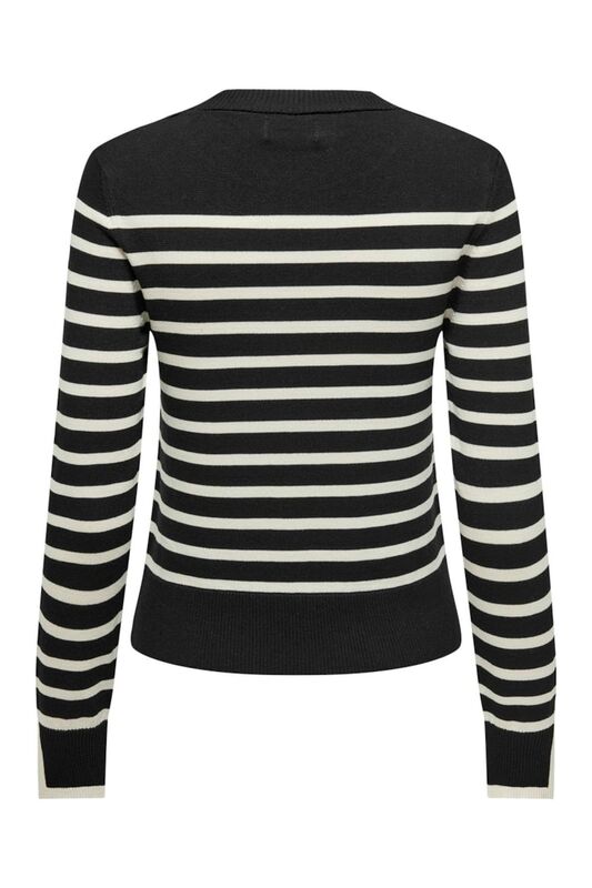 ONLKALANA LS O-NECK KNT Kadın Siyah Kazak - 15331331