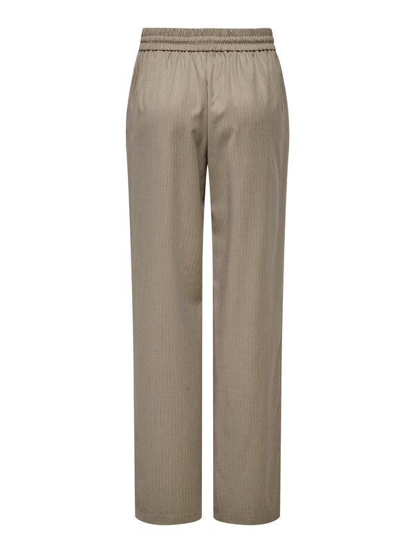 ONLKAZO HW PULL-UP PINST STR PANT TLR Kadın Bej Pantolon - O15341218