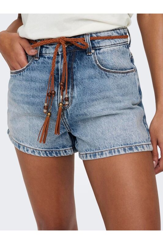 ONLKELLY HW SHORTS DNM AZG017 Kadın Mavi Şort - 15221469